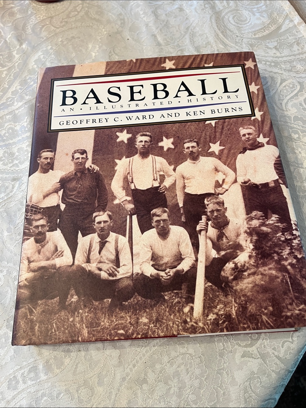 Baseball: An Illustrated History Hardcover Book Geoffrey Ward and Ken Butns